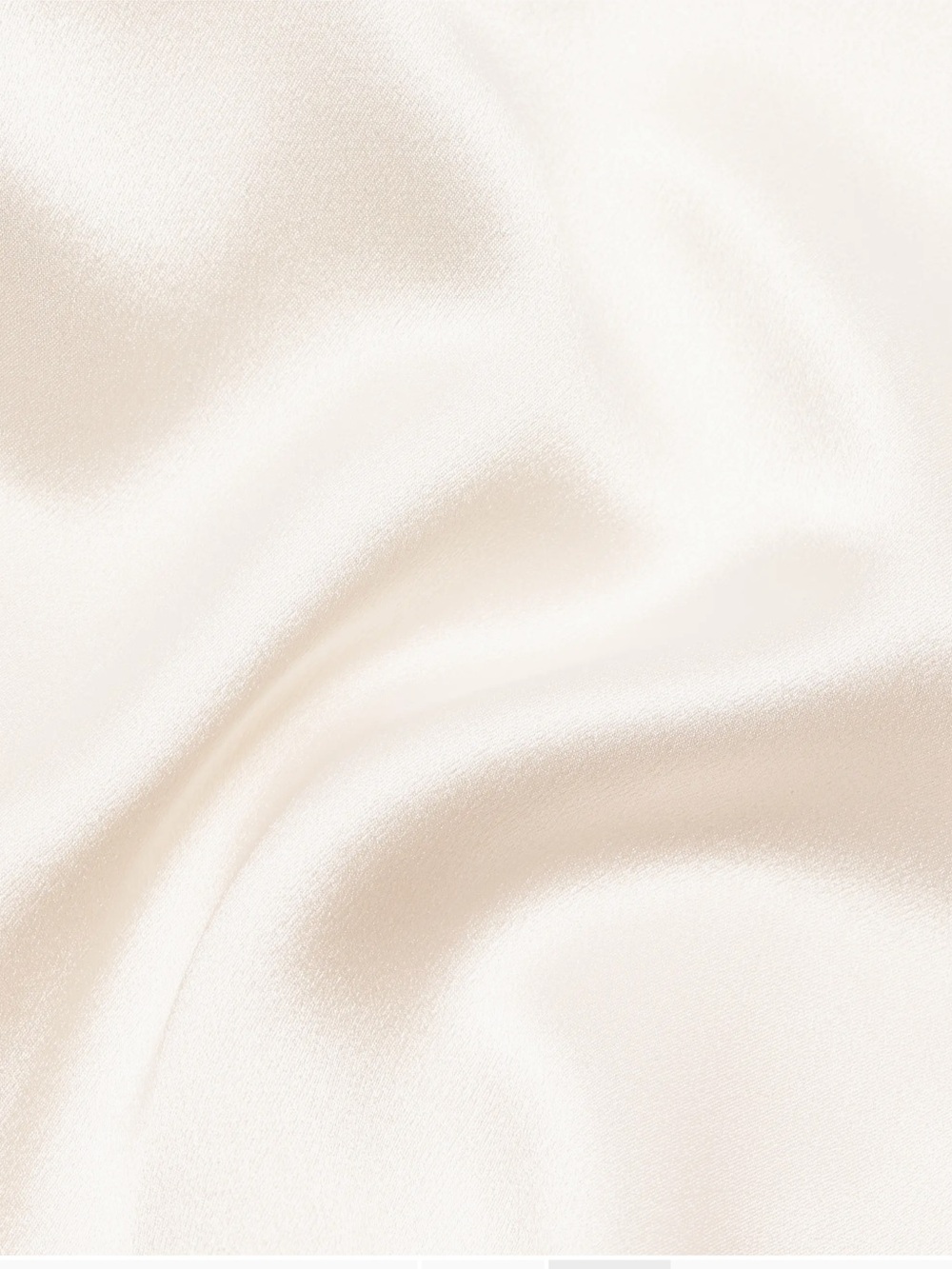 Vince Silk Satin (Stretch Washable) Mandarin Band Collar Blouse Ivory Cream, XXS - Picture 2 of 15
